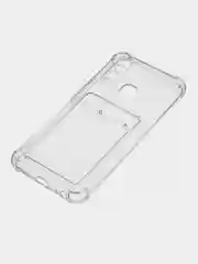 Прозрачный чехол Vivo Y11 / Y12 / Y15 / Y17 с карманом для карт