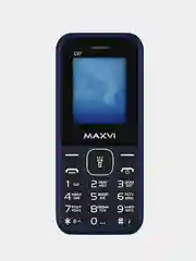 Синий мобильный телефон Maxvi C27 2023