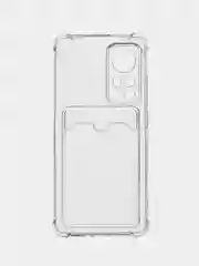 Лавандовый чехол Xiaomi 12 / 12X / Сяоми 12 / 12Х с карманом для карт