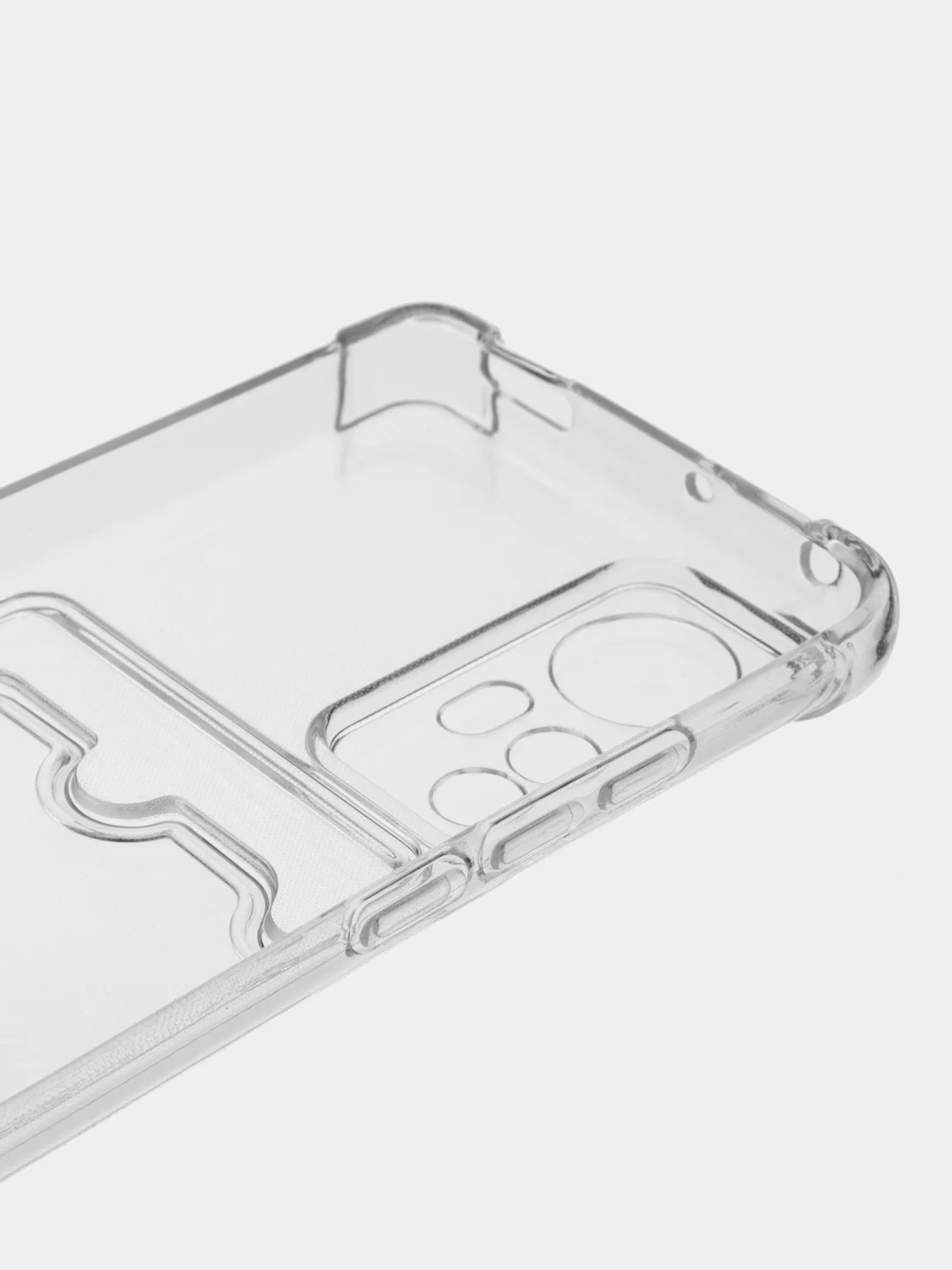 Лавандовый чехол Xiaomi 12 / 12X / Сяоми 12 / 12Х с карманом для карт