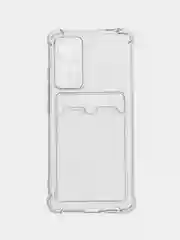 Прозрачный чехол Xiaomi 12 / 12X / Сяоми 12 / 12Х с карманом для карт
