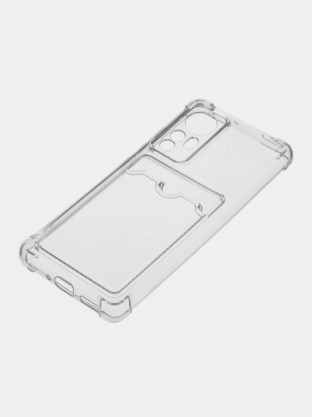 Лавандовый чехол Xiaomi 12 / 12X / Сяоми 12 / 12Х с карманом для карт