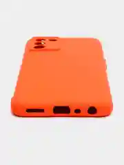 Рыжий чехол силиконовый для Realme Q3s / Реалми Q3s Silicone Cover
