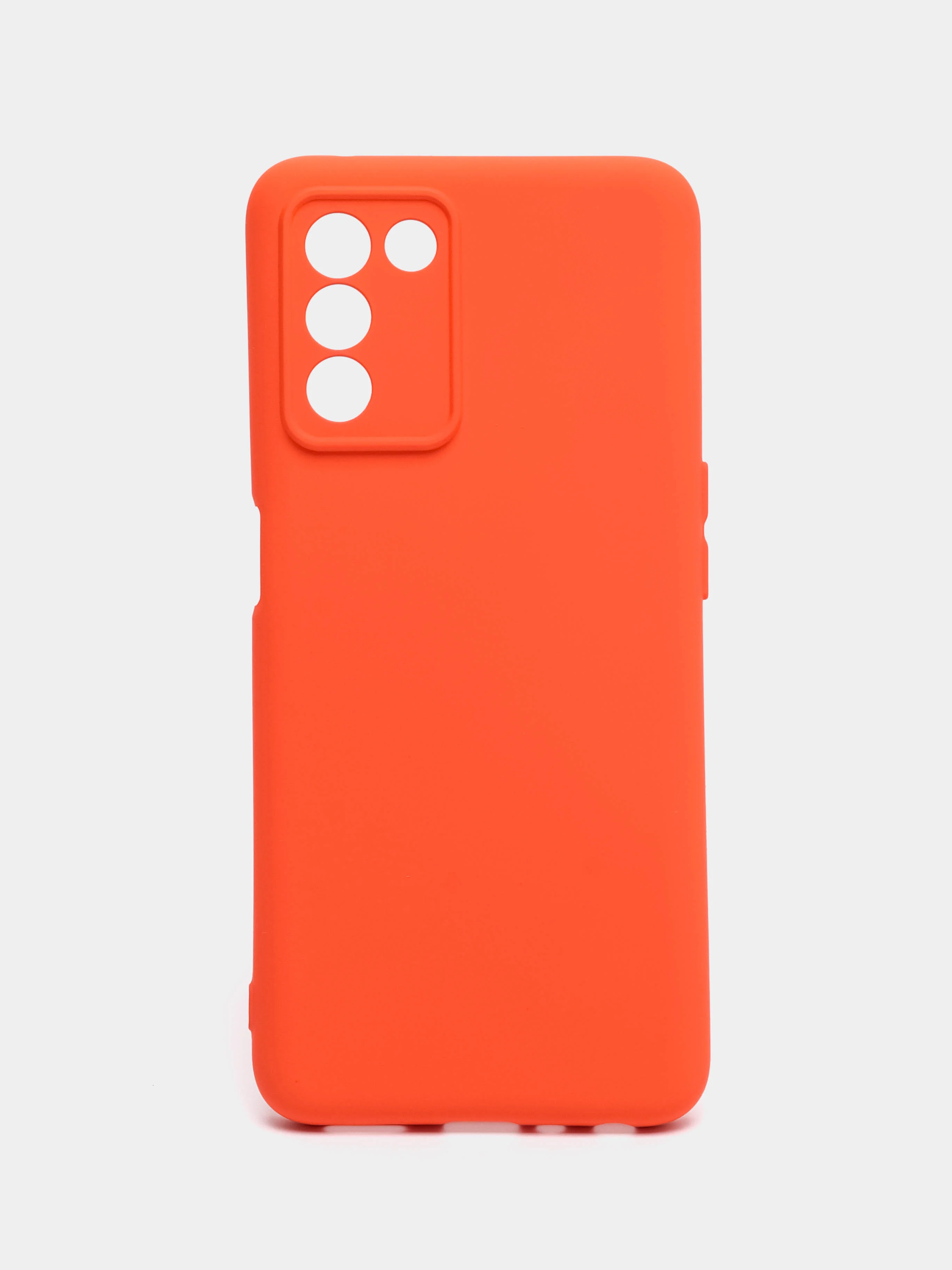 Рыжий чехол силиконовый для Realme Q3s / Реалми Q3s Silicone Cover