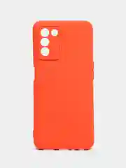Рыжий чехол силиконовый для Realme Q3s / Реалми Q3s Silicone Cover