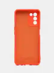 Рыжий чехол силиконовый для Realme Q3s / Реалми Q3s Silicone Cover