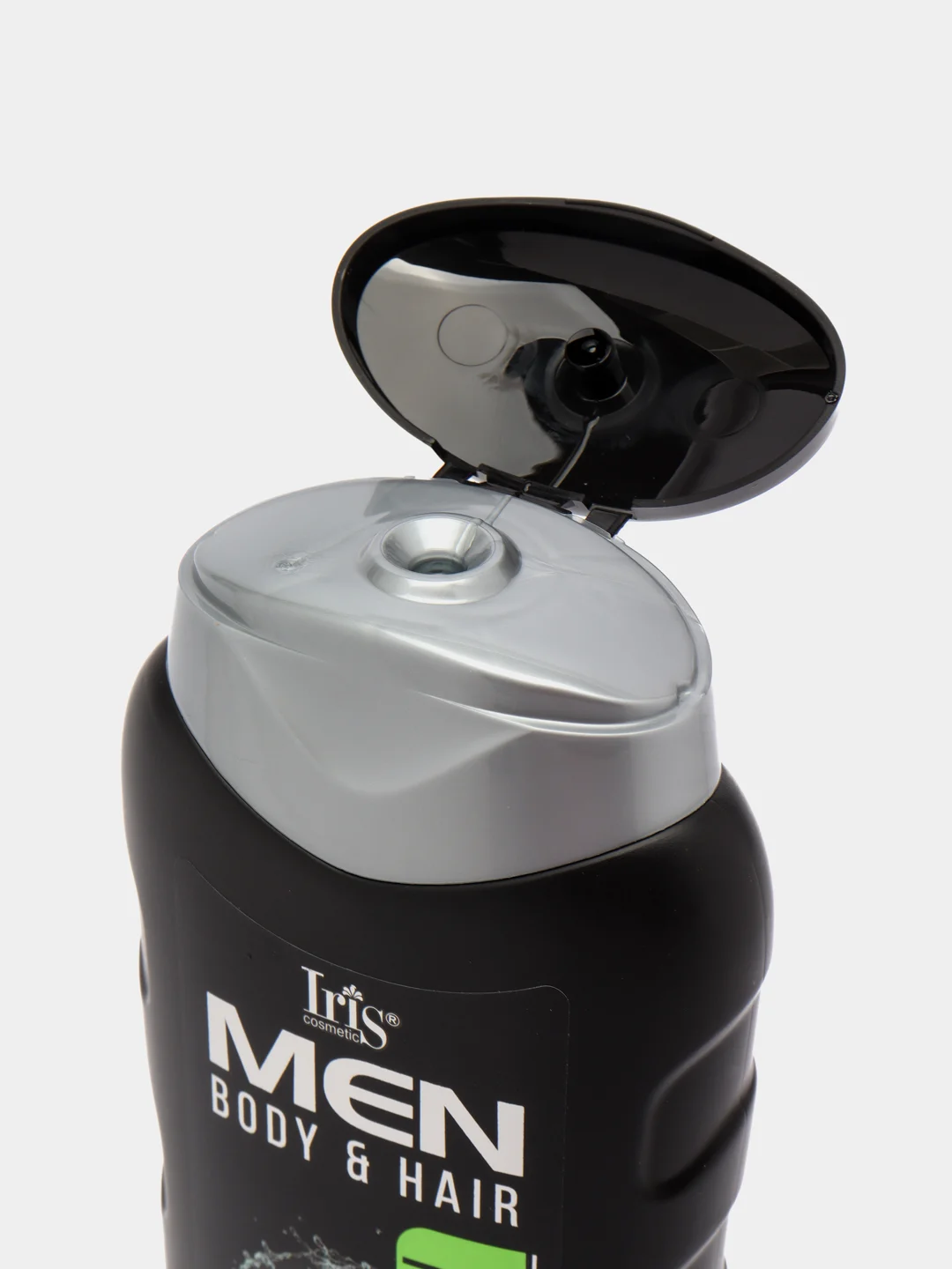 Мятный шампунь-гель для волос и тела мужской Iris Men, 400 мл