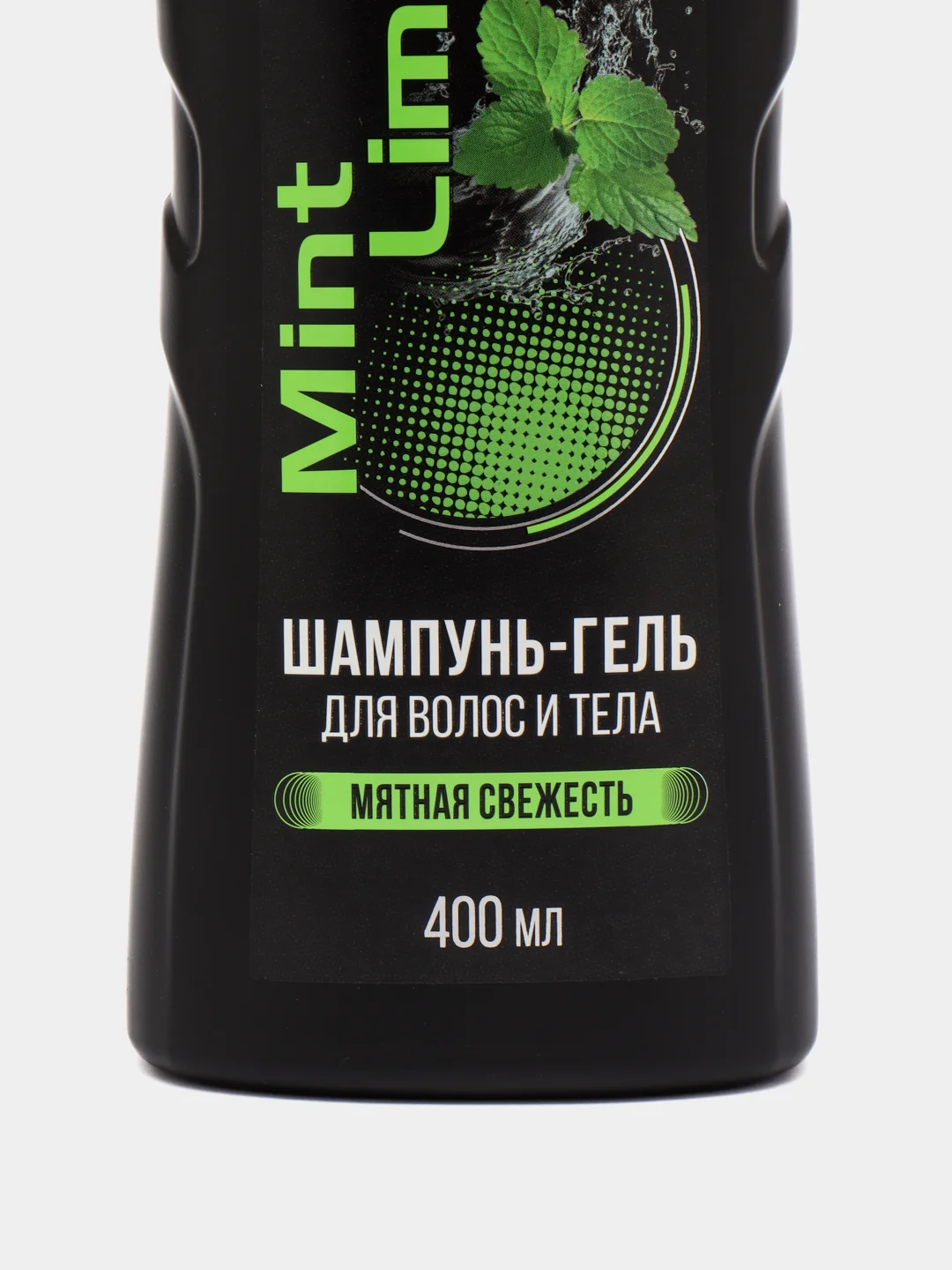 Мятный шампунь-гель для волос и тела мужской Iris Men, 400 мл