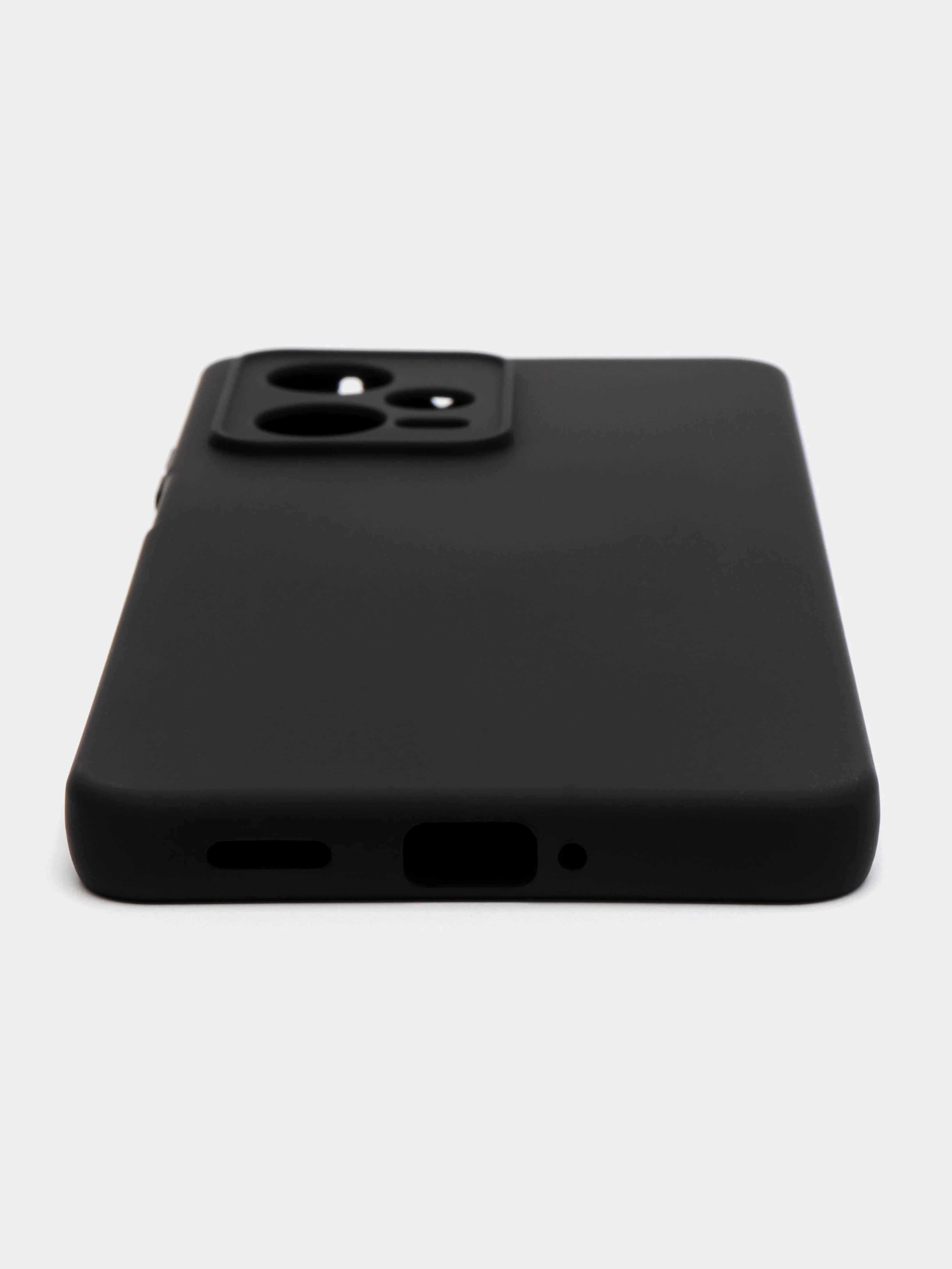 Черный чехол для Xiaomi Redmi Note 12 Pro+, Сяоми Редми Нот 12 Про+ силиконовый