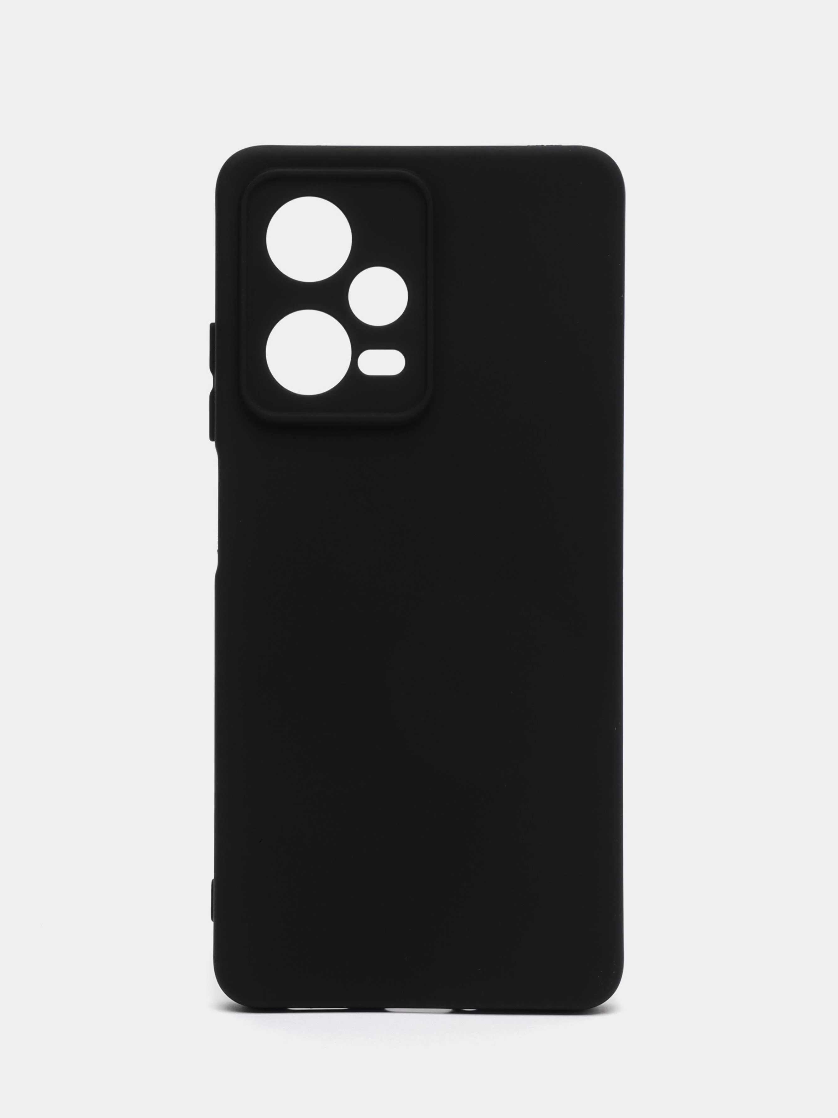 Черный чехол для Xiaomi Redmi Note 12 Pro+, Сяоми Редми Нот 12 Про+ силиконовый