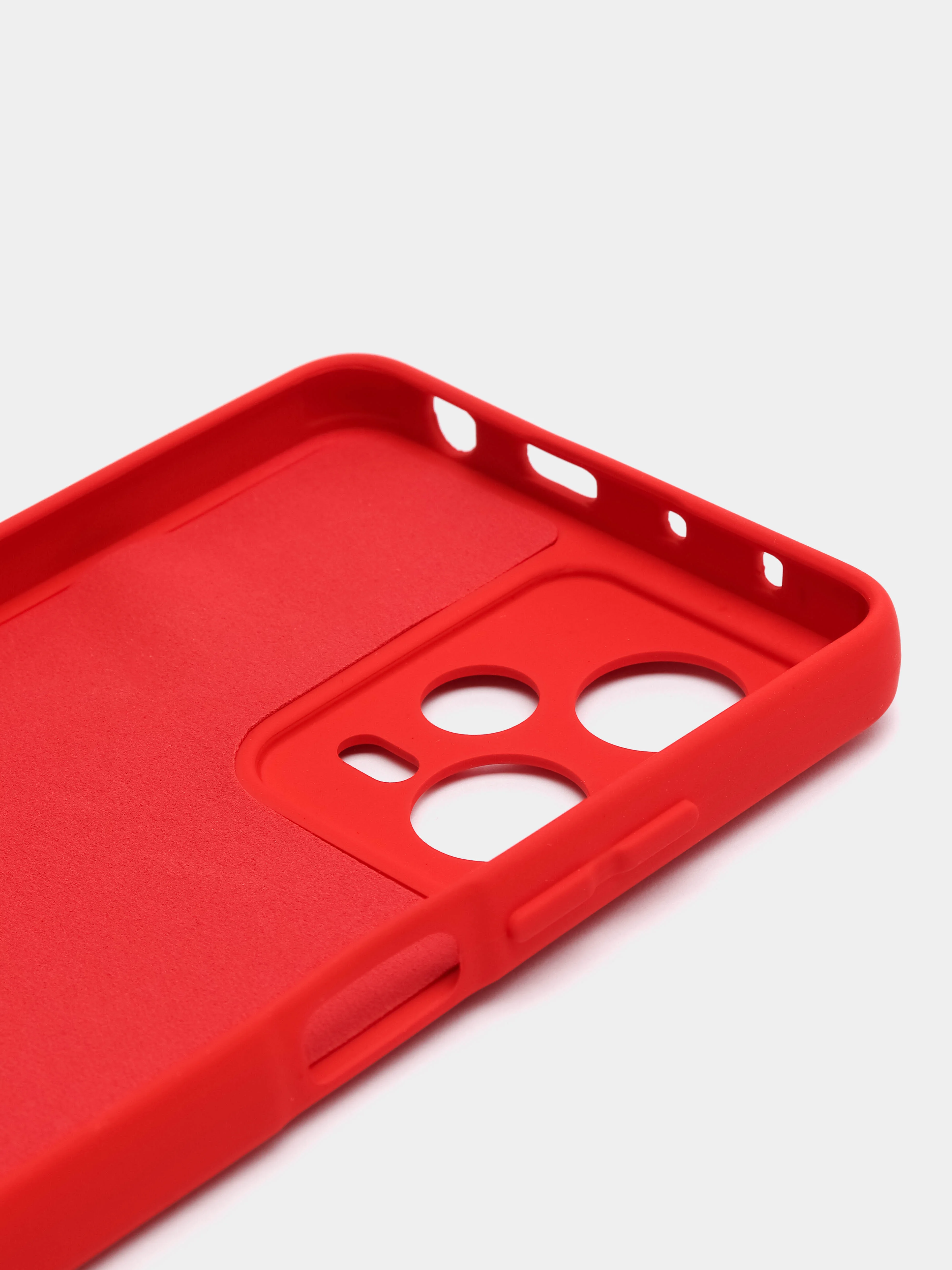 Красный чехол для Xiaomi Redmi Note 12 Pro+, Сяоми Редми Нот 12 Про+ силиконовый