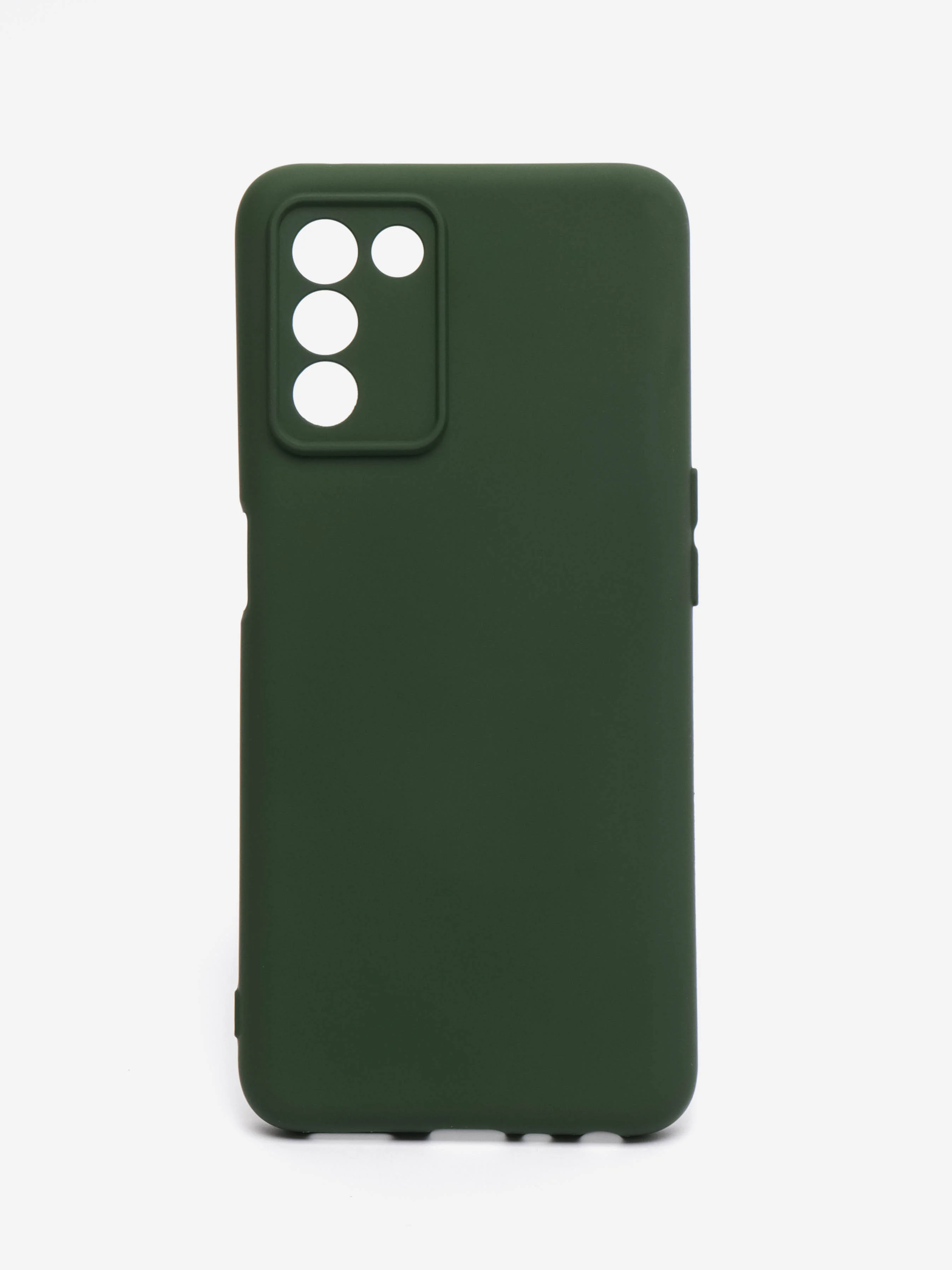 Зеленый чехол силиконовый для Realme Q3s / Реалми Q3s Silicone Cover