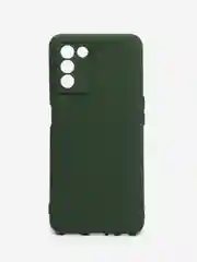 Зеленый чехол силиконовый для Realme Q3s / Реалми Q3s Silicone Cover