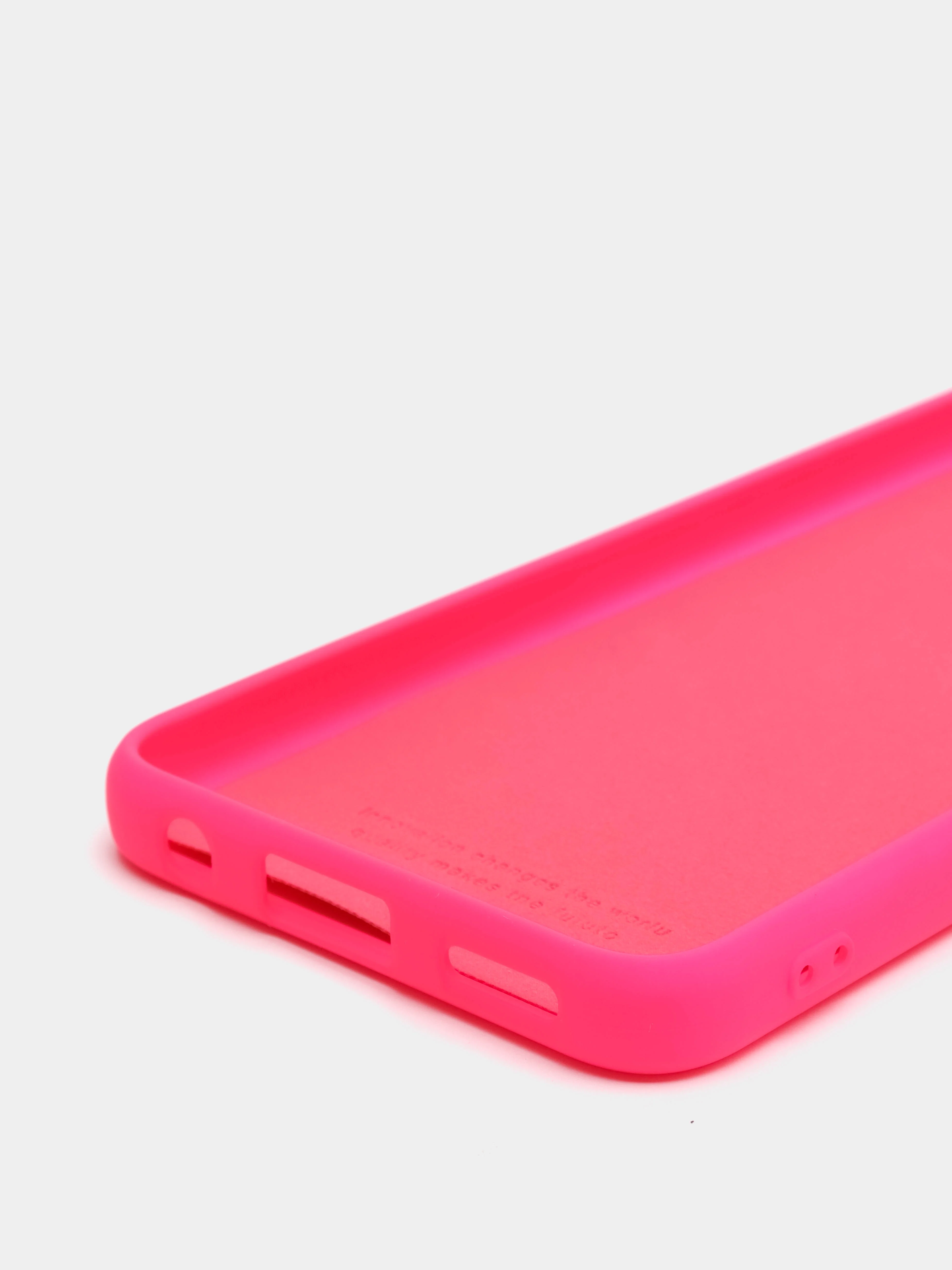 Фуксия чехол силиконовый Silicone Cover для Tecno Spark 9 Pro