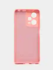 Розовый чехол для Xiaomi Redmi Note 12 Pro+, Сяоми Редми Нот 12 Про+ силиконовый
