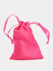 Белый менструальная чаша с круглым концом, в мешочке, размеры XS, S, L