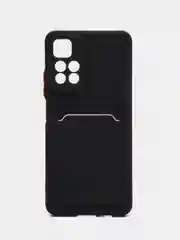 Сиреневый чехол для Xiaomi Poco M4 Pro 5G, Redmi Note 11 5G, Note 11S 5G, с карманом для карт