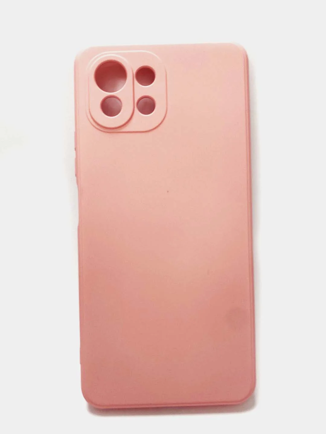 Розовый чехол для Xiaomi Mi 11 Lite однотонный
