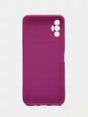 Пурпурный чехол для Tecno Spark 8P, силиконовый, цветной, матовый