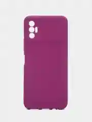 Пурпурный чехол для Tecno Spark 8P, силиконовый, цветной, матовый