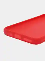 Красный чехол для Tecno Spark 8P, силиконовый, цветной, матовый