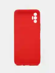 Красный чехол для Tecno Spark 8P, силиконовый, цветной, матовый