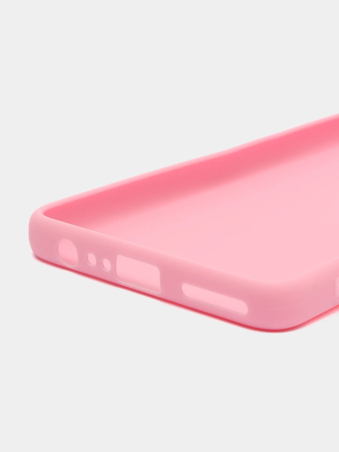 Розовый чехол Tecno Camon 19/19 Pro 4G силиконовый, цветной, матовый