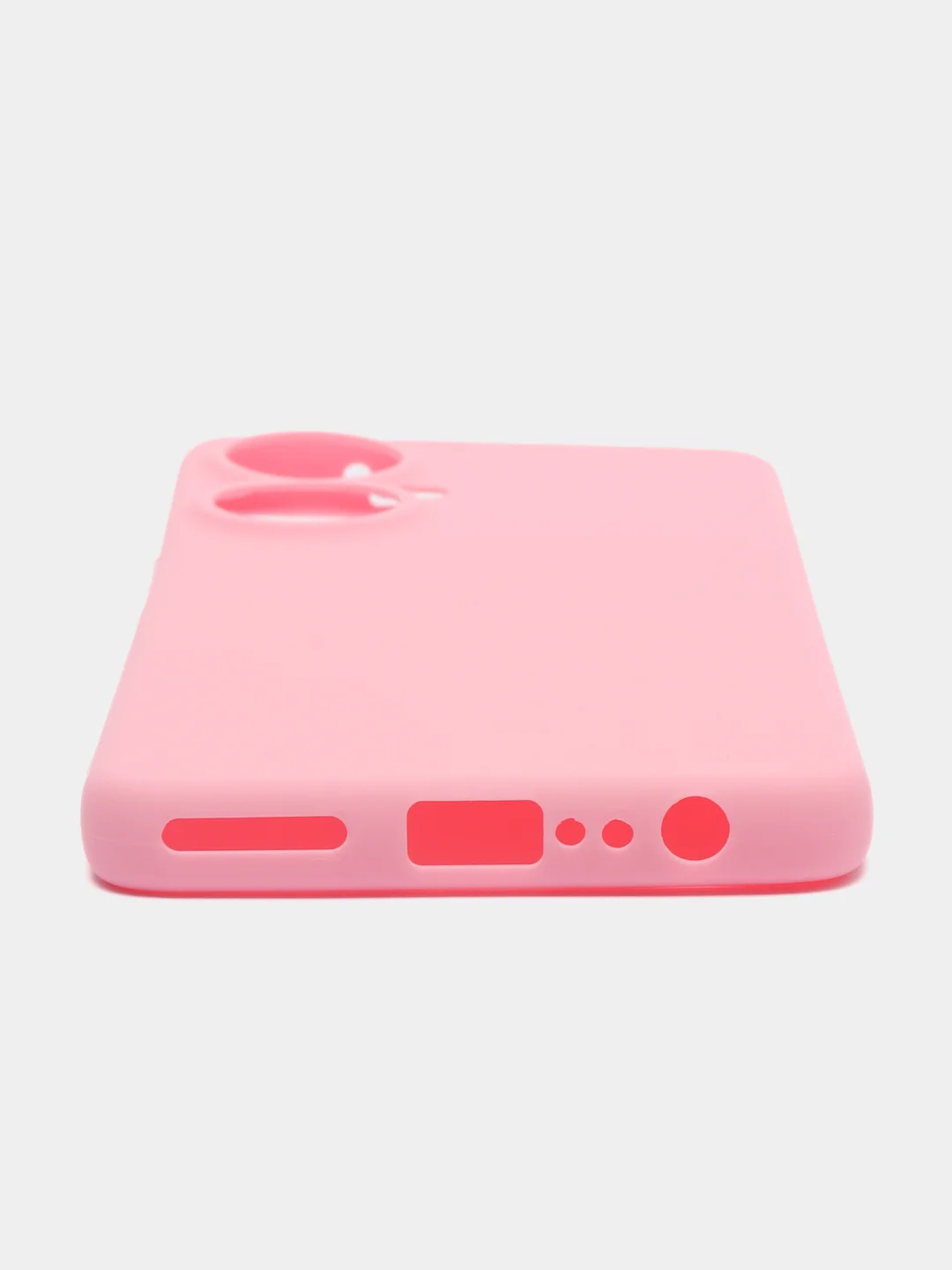 Розовый чехол Tecno Camon 19/19 Pro 4G силиконовый, цветной, матовый