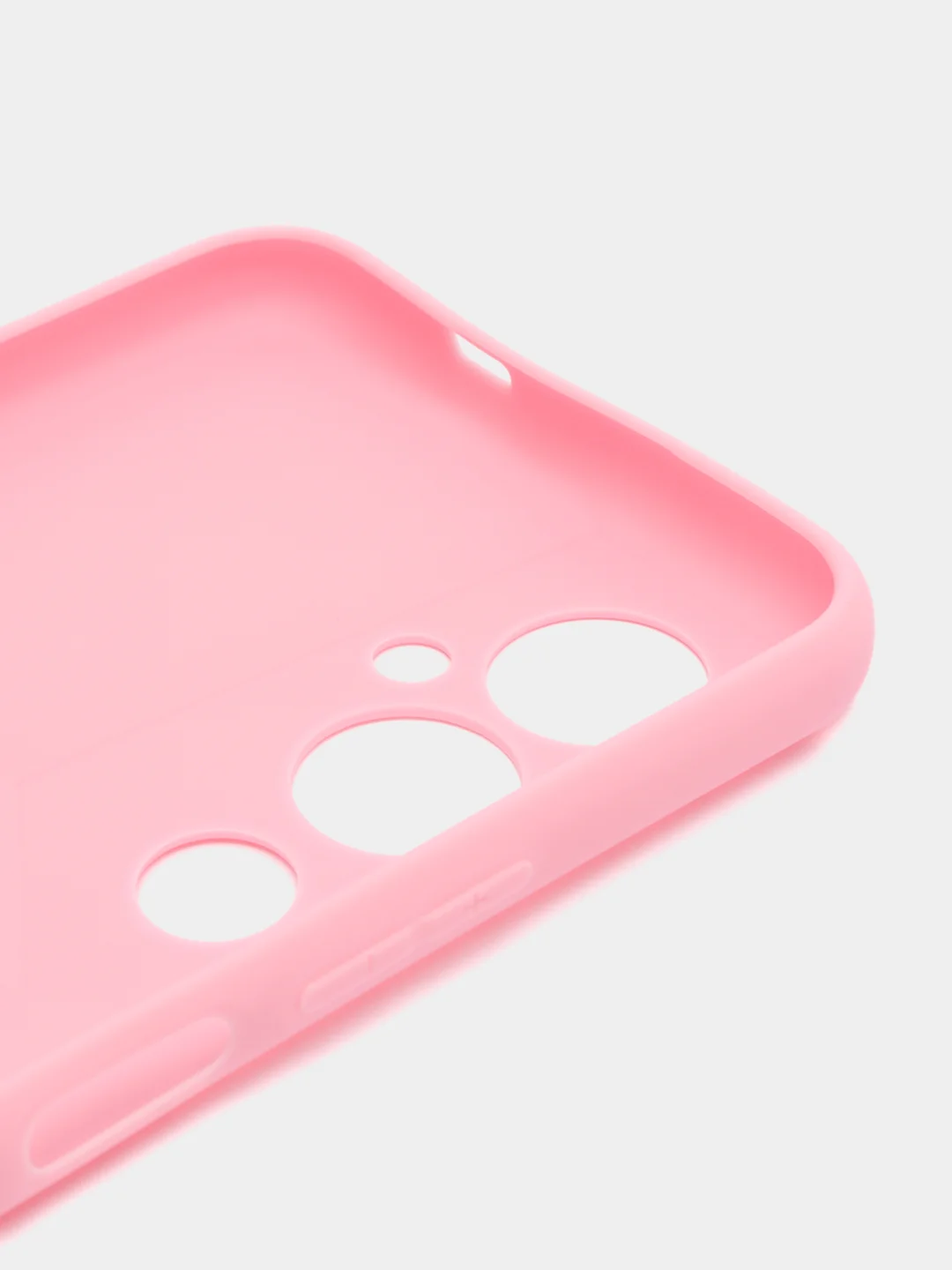 Розовый чехол для Tecno Pova 4 Pro силиконовый, цветной, матовый