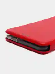 Красный чехол-книжка для Huawei P Smart 2021 (Хуавей П Смарт 2021)