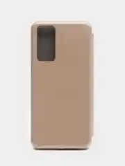 Золотой чехол-книжка для Huawei P Smart 2021 (Хуавей П Смарт 2021)
