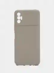 Серый чехол для Tecno Spark 8P, силиконовый, цветной, матовый
