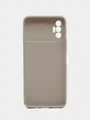 Серый чехол для Tecno Spark 8P, силиконовый, цветной, матовый
