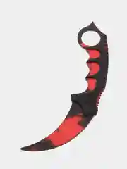 Нож деревянный лак керамбит 8 видов кс го / cs go