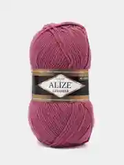 Фуксия пряжа Alize Lanagold, 49% шерсть, 51% акрил, 100 г, 240 м
