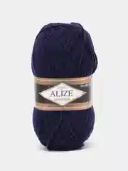 Индиго пряжа Alize Lanagold, 49% шерсть, 51% акрил, 100 г, 240 м
