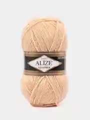 Золотой пряжа Alize Lanagold, 49% шерсть, 51% акрил, 100 г, 240 м