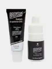 Набор для домашнего окрашивания ресниц и бровей Bronsun 6 цветов