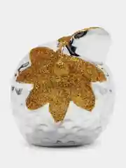 Бежевый меланж декоративная статуэтка из керамики, фигурка в коробке