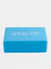 Розовый блок для йоги STARFIT, 22,5 х 15 см