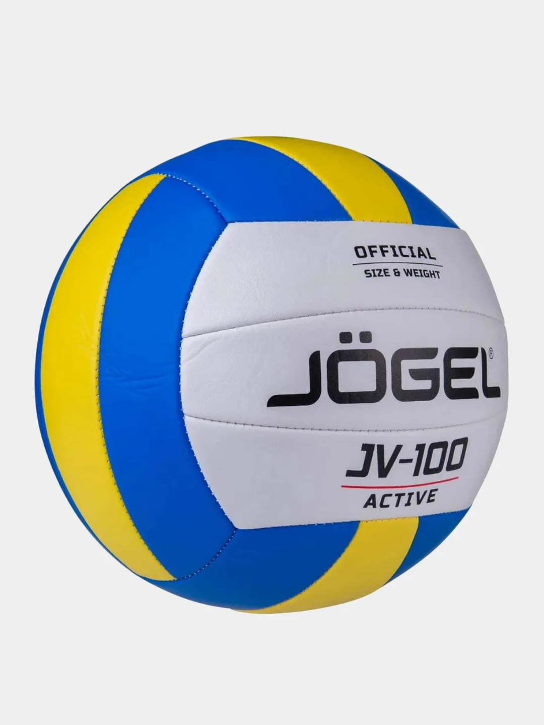 Белый мяч волейбольный Jogel "JV-100"