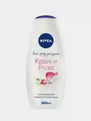 Nivea Гель-уход для душа "Крем и роза" ухаживающий с маслом миндаля, 500 мл.