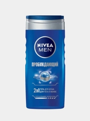 Гель для душа Nivea Men мужской 2в1 "Пробуждающий" с морскими минералами, 250 мл