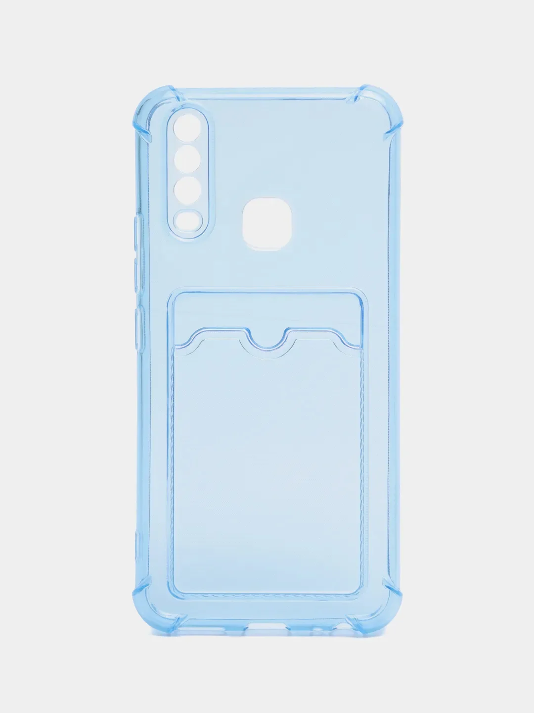 Лавандовый чехол Vivo Y11 / Y12 / Y15 / Y17 с карманом для карт