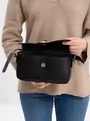 Черный сумка женская, через плечо