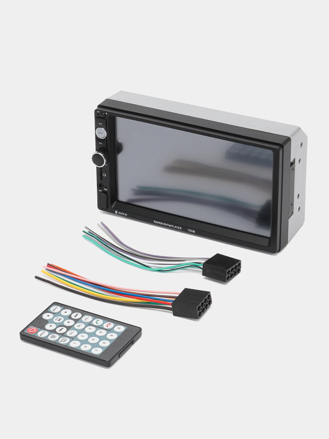 Магнитола 2 DIN c пультом ДУ экран 7", Bluetooth, USB, AUX