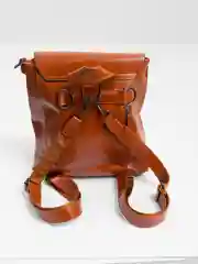 Коричневый рюкзак женский