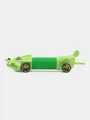 Зеленый машинка по типу Hot Wheels "Гармошка" , pop tubes, поп ит, трубка гофра