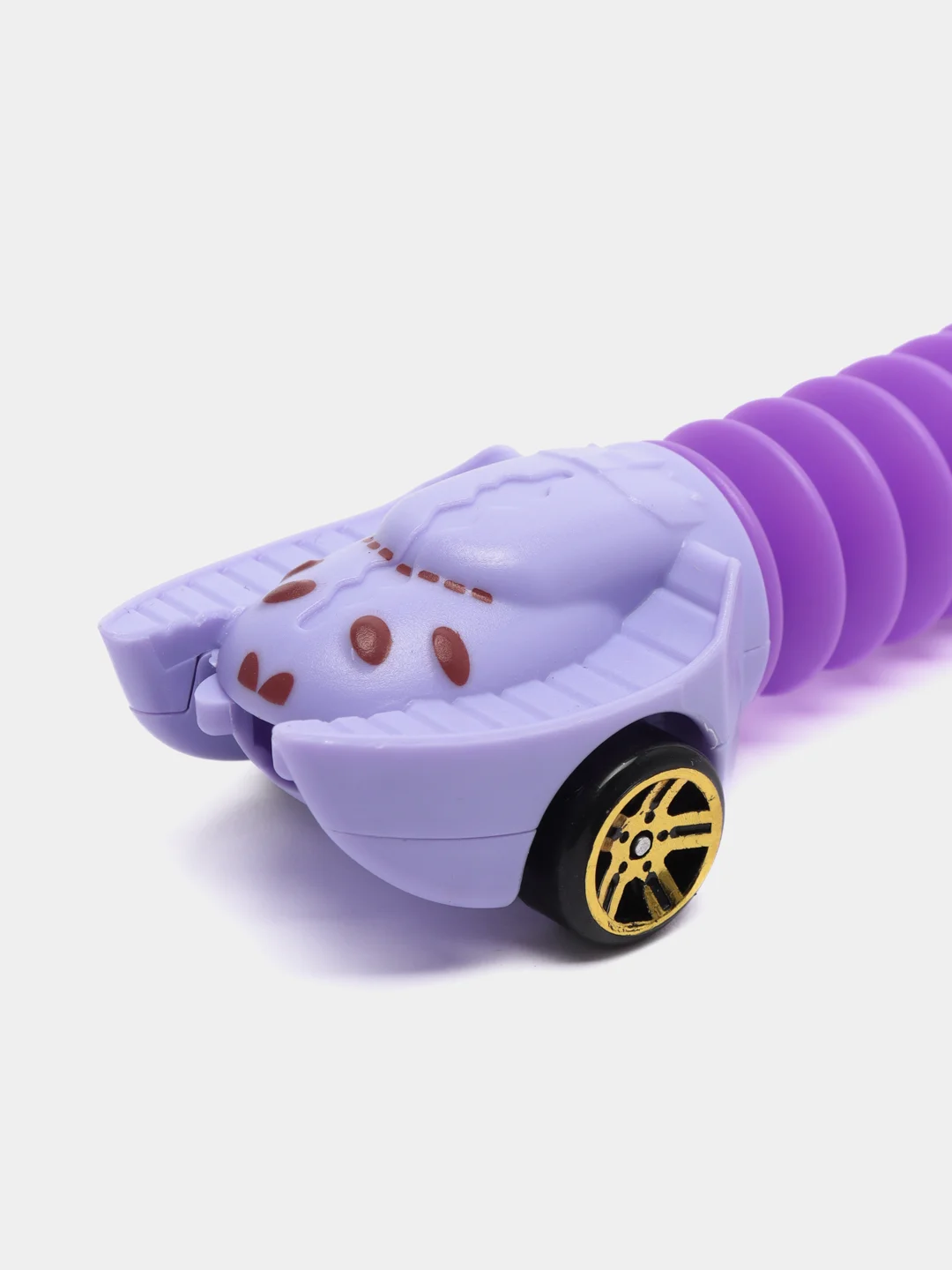 Сиреневый машинка по типу Hot Wheels "Гармошка" , pop tubes, поп ит, трубка гофра