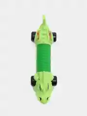 Зеленый машинка по типу Hot Wheels "Гармошка" , pop tubes, поп ит, трубка гофра